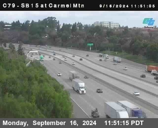 NB 15 at Carmel Mountain Rd.