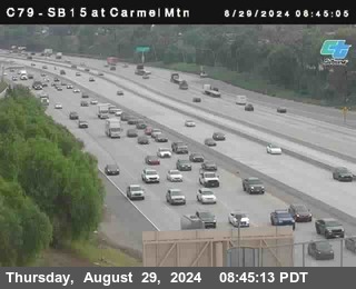 NB 15 at Carmel Mountain Rd.