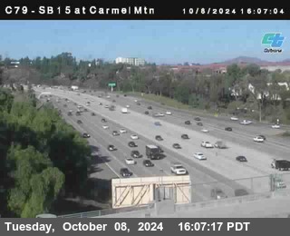 NB 15 at Carmel Mountain Rd.