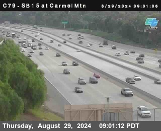 NB 15 at Carmel Mountain Rd.