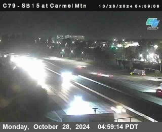 NB 15 at Carmel Mountain Rd.