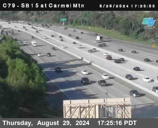 NB 15 at Carmel Mountain Rd.