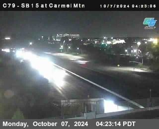 NB 15 at Carmel Mountain Rd.