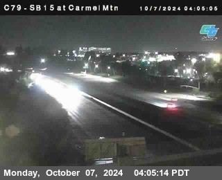 NB 15 at Carmel Mountain Rd.