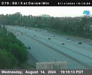 NB 15 at Carmel Mountain Rd.