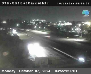 NB 15 at Carmel Mountain Rd.