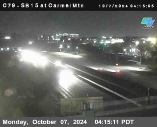 NB 15 at Carmel Mountain Rd.