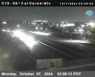 NB 15 at Carmel Mountain Rd.