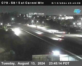 NB 15 at Carmel Mountain Rd.