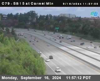 NB 15 at Carmel Mountain Rd.