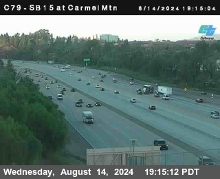 NB 15 at Carmel Mountain Rd.