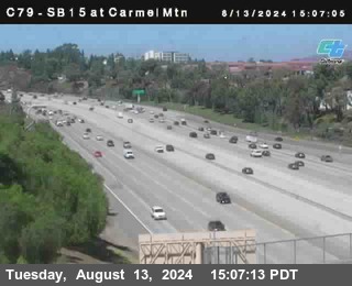 NB 15 at Carmel Mountain Rd.