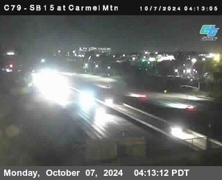 NB 15 at Carmel Mountain Rd.