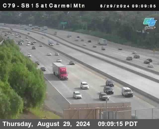 NB 15 at Carmel Mountain Rd.