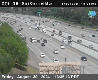 NB 15 at Carmel Mountain Rd.