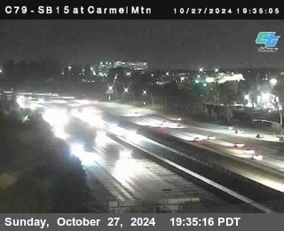 NB 15 at Carmel Mountain Rd.