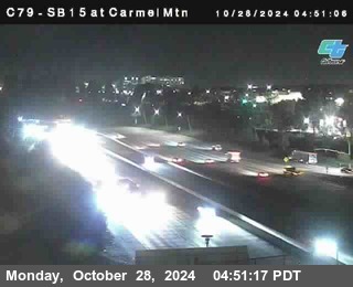 NB 15 at Carmel Mountain Rd.