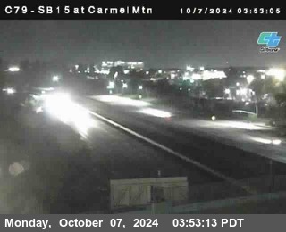 NB 15 at Carmel Mountain Rd.