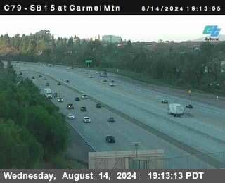 NB 15 at Carmel Mountain Rd.