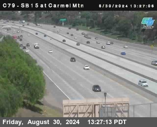 NB 15 at Carmel Mountain Rd.