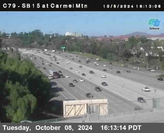 NB 15 at Carmel Mountain Rd.