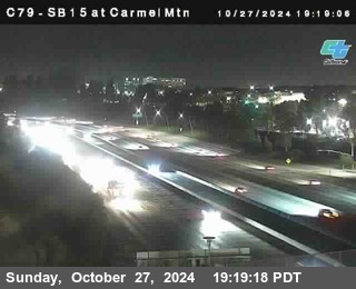 NB 15 at Carmel Mountain Rd.