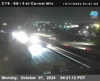 NB 15 at Carmel Mountain Rd.