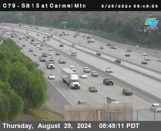 NB 15 at Carmel Mountain Rd.