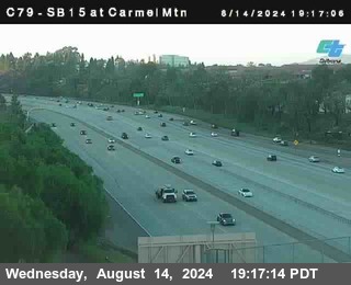 NB 15 at Carmel Mountain Rd.