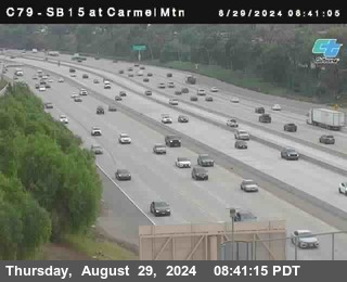 NB 15 at Carmel Mountain Rd.