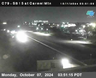 NB 15 at Carmel Mountain Rd.