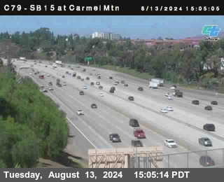 NB 15 at Carmel Mountain Rd.