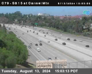 NB 15 at Carmel Mountain Rd.