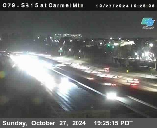 NB 15 at Carmel Mountain Rd.