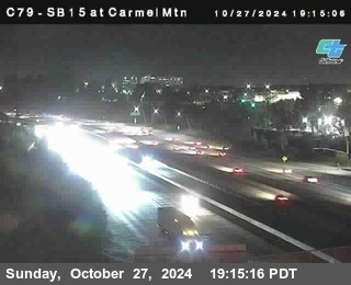 NB 15 at Carmel Mountain Rd.