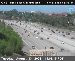 NB 15 at Carmel Mountain Rd.