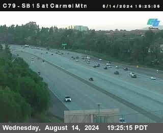 NB 15 at Carmel Mountain Rd.