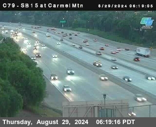 NB 15 at Carmel Mountain Rd.