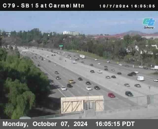 NB 15 at Carmel Mountain Rd.