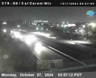 NB 15 at Carmel Mountain Rd.