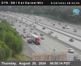 NB 15 at Carmel Mountain Rd.