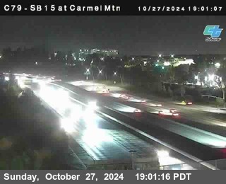 NB 15 at Carmel Mountain Rd.