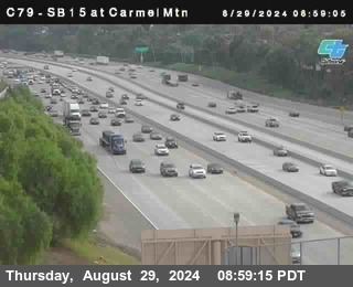 NB 15 at Carmel Mountain Rd.