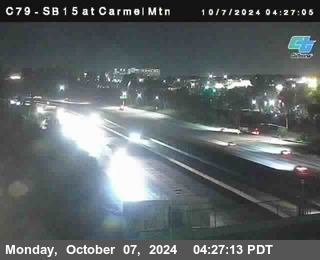 NB 15 at Carmel Mountain Rd.