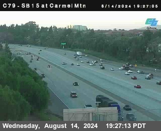 NB 15 at Carmel Mountain Rd.