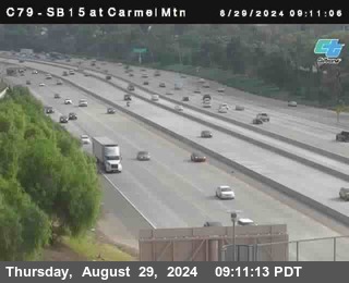 NB 15 at Carmel Mountain Rd.