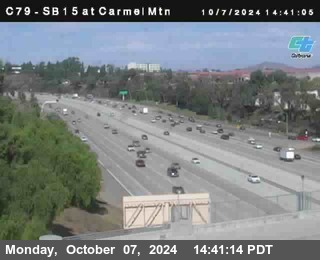 NB 15 at Carmel Mountain Rd.