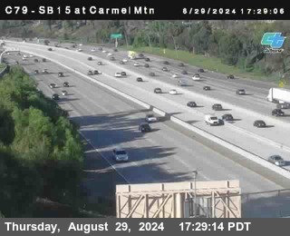 NB 15 at Carmel Mountain Rd.