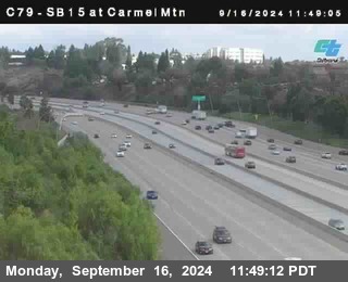 NB 15 at Carmel Mountain Rd.