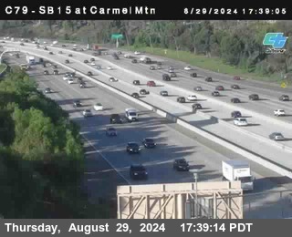 NB 15 at Carmel Mountain Rd.